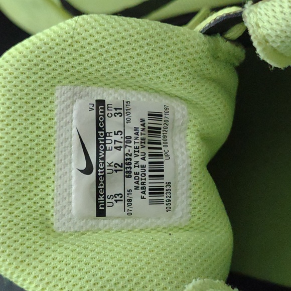 Pair of Nike air max tailwind 7 size 13 - Picture 3 of 3